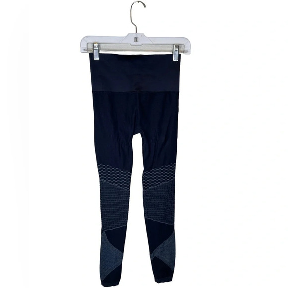 Spanx Look At Me Now Seamless Moto Leggings In Indigo Sky Size Small - Picture 5 of 10